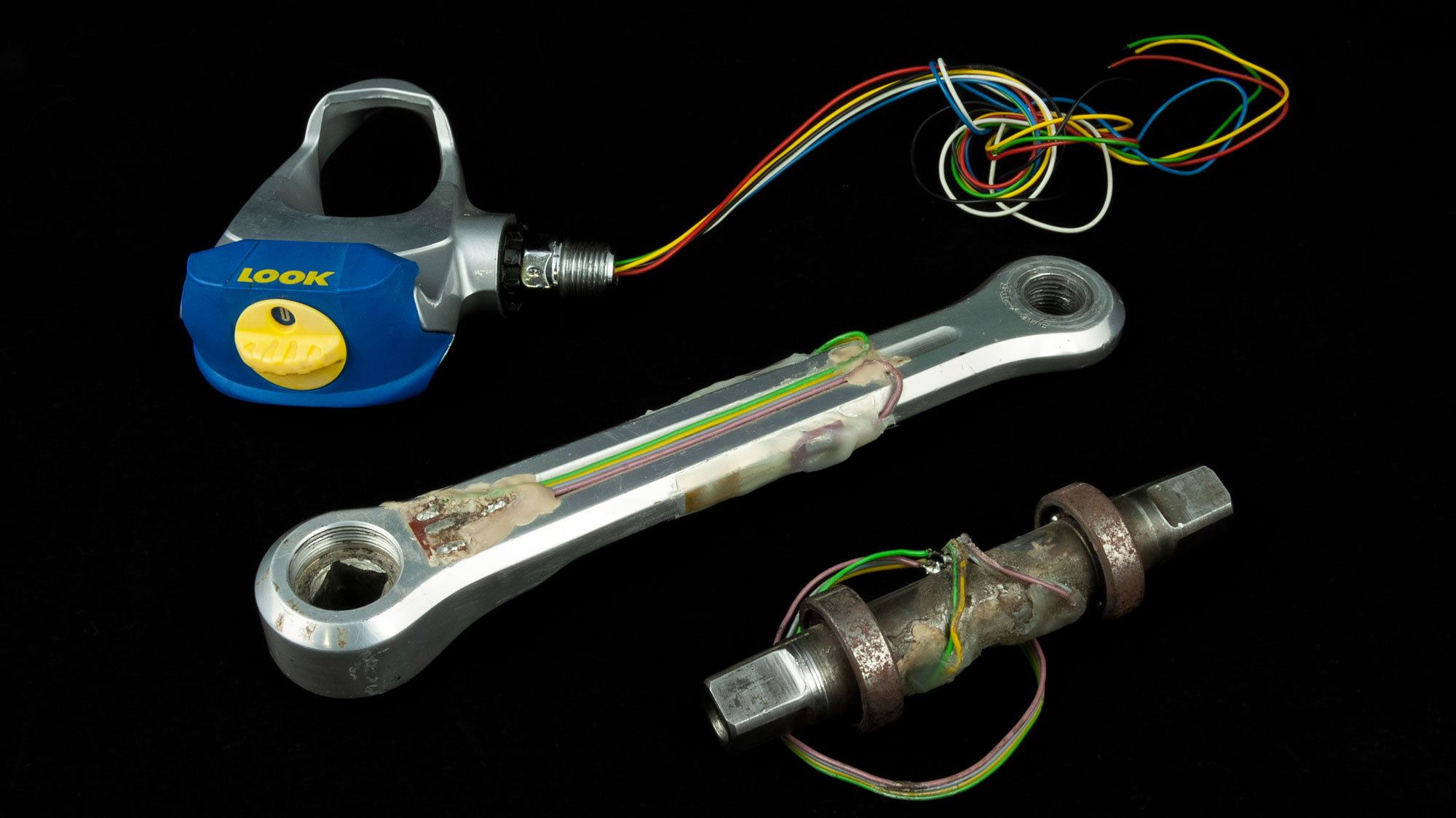 Early Pedal Power Meter, Spindle Power Meter and Crank Power Meter Prototypes